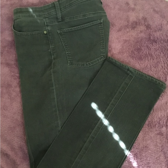 Talbots Flawless Five Pocket High Waisted Curvy Barely Boot Cut Black Jeans - Picture 13 of 13